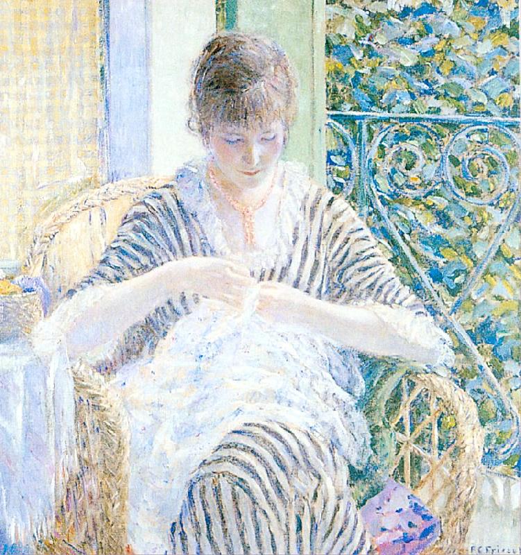 Frieseke, Frederick Carl On the Balcony China oil painting art